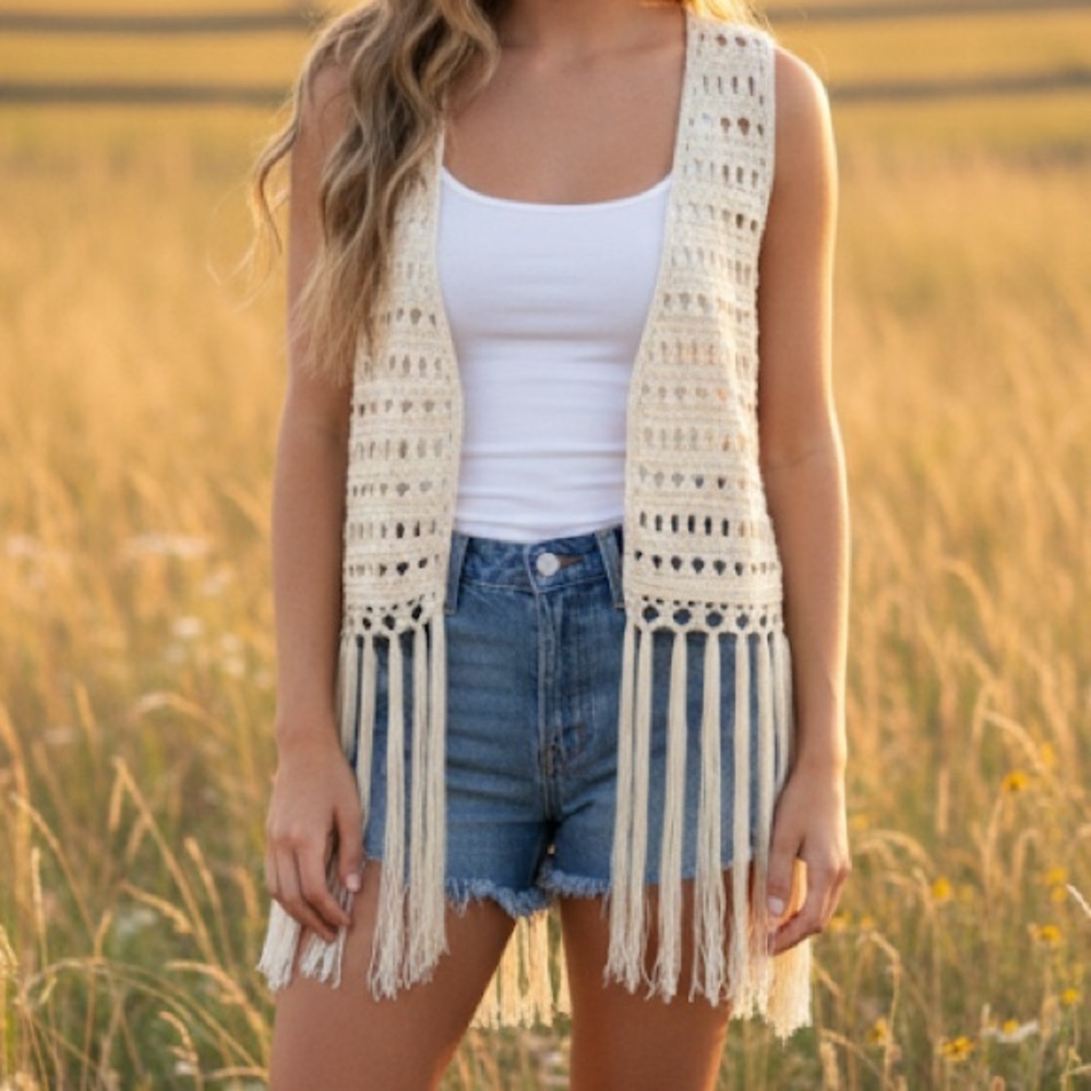 Fringe Benefits: Must-Have Boho Crochet Vest